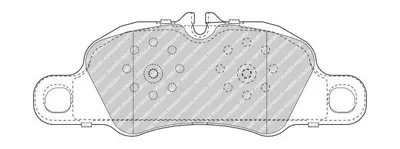 FERODO FDB5018 On Fren Balatası Porsche 911 Cabrıo Carrera Boxster 2.7 3.4 11> Ma1.04 Mab.04 99735193819