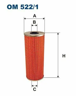 FILTRON OM 522/1 Yag Filitresi Bmw E34 M21 GM 11429064276, GM 5025108