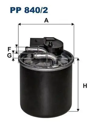 FILTRON PP840/2 Yakıt Filitresi (Om651.950) V-Class W447 14> Vıto W447 14> GM 6510902052