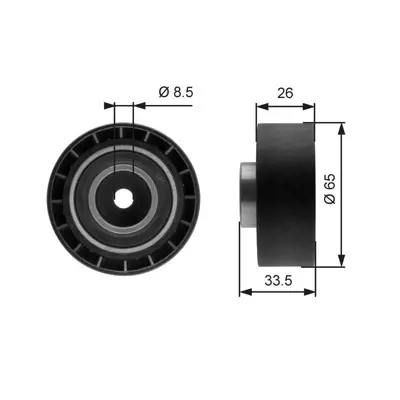 GATES T39057 Gates Gergi Rulmanı GM 22030006, GM 531073610, GM 8632, GM APV2096, GM T0393, GM VKM37015