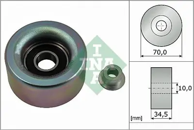 INA 532 0590 10 V Kayıs Avare Kasnak GM 1660431020, GM 1660431010, GM 166040P011, GM 166040P010, GM 1660431030