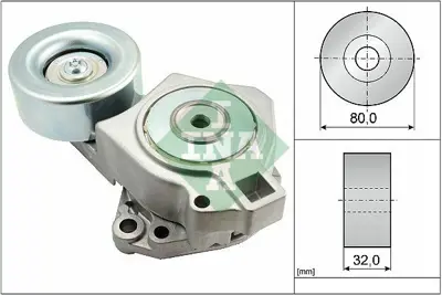 INA 534046810 Alternator Gergi Rulmanı Mıtsubıshı Pajero Iıı Iv 3.0 01 3.5 V6 00 3.8 V6 07 GM 1345A078