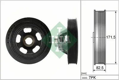 INA 544 0144 10 Krank Kasnağı 271  203-204-211 GM A2710300003