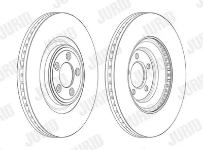 JURID 562692JC-1 Fren Diski Jaguar F-Type-Xf-Xj-Xk Ön Tek C2C25337
