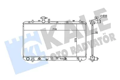 KALE 342120 Radyator Sx4  1,6 vvt 4x4 06+ GM 1770080JA0, GM 71747007, GM 1770079J00000, GM 1770079J10000, GM 1770080JA0000, GM 1770079J10, GM 1770080JD0, GM 1770079J00, GM 1770080JB0, GM 1770080JC0