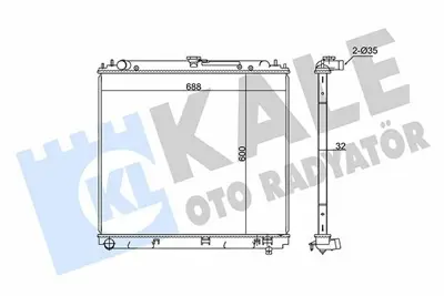 KALE 342315 Radyator Navara - Np300 - Pathfinder 2 5 Dci 2 5 Dci 4wd 05+ GM 21410EB30A, GM 21410EB31A, GM 21460EB31A, GM 21460EB31B, GM 21410EB00B, GM 21410EB31B, GM 21460EB30A, GM 1213066, GM 8MK376790311, GM 68717