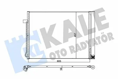 KALE 342495 Klima Radyatoru Bmw N57n M57n2 E70 E71 F15 F16 GM 6972553, GM 64509239992, GM 64536972553, GM 9239992, GM 8022031, GM 8FC351302491, GM 8FC351302494, GM 8FC351309711, GM 940058, GM 35906