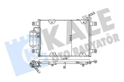 KALE 342635 Klima Radyatörü GM 95310-65D10