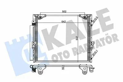 KALE 342645 Kondenser GM 8846060400, GM 8846060400