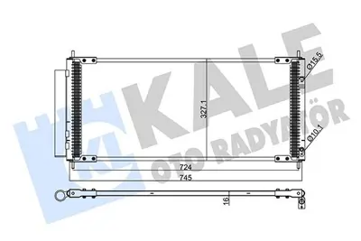 KALE 342970 Condenser Cr Z  - Insıght - Jazz Iıı 1.5 hıbrıt - 1.2 - 1.3 08+ GM 80110TM8A01