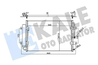 KALE 342985 Klima Radyatoru H100 Kamyonet 04> GM 976064F100