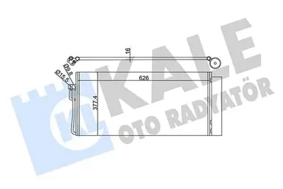 KALE 343070 Klima Radyatörü GM 64509122827