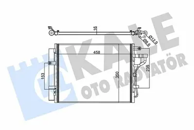 KALE 343120 Klima Radyatoru Kıa Pıcanto 2011-> (475×348×16) GM 976061Y001
