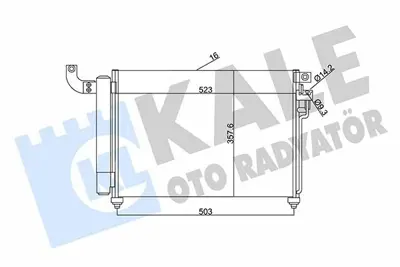 KALE 343125 Klima Radyatoru Komple Rıo Crdı 2006> Dızel GM 976061G300, GM 8FC351303131, GM 940003, GM 51036016, GM 1371571, GM 1383318, GM 6C1119710AB, GM 6C1119710AC, GM 8333039, GM 976061G000