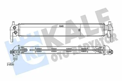 KALE 344780 Turbo Radyatoru Polo A1 Ibiza Toledo Fabia Rapid Roomster 1 2 - 1 4tsi 09> GM 6R0145805H