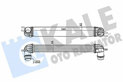 KALE 344865 Turbo Radyatörü GM 17518506904