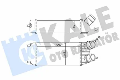 KALE 344895 Turbo Intercoll Radyatoru Expert Iii Jumpy Iii Scudo Iii 1 6hdi 16v 06> GM 384K4, GM 1498987080