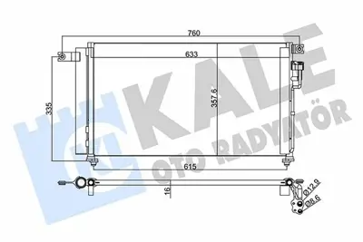 KALE 345235 Klima Radyatörü GM 976061G000