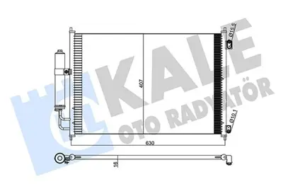 KALE 345275 Klima Radyatoru Nissan Xtrail Benzinli Dizel 2007> GM 92100-JG000