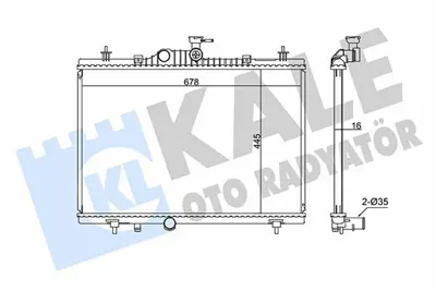 KALE 346015 Motor Radyatoru Koleos 2.0 Dcı GM 214003414R, GM 214007173R, GM 214008122R, GM 21400JY20A, GM 21400JZ80A, GM 21400JY00A, GM 214006645R, GM L7892003, GM 21400JX20A