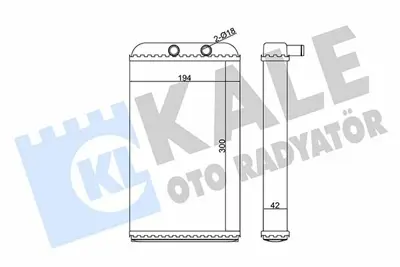 KALE 346285 Kalorifer Radyatörü 346285 Jumper Boxer Ducato 99>06 GM 46722710, GM 6448H8, GM 644891, GM 6448W6
