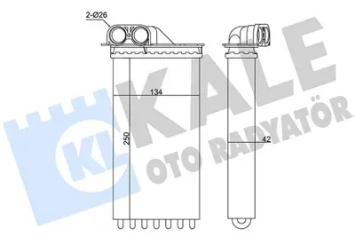 KALE 346440 Kalorifer Radyatörü 346440 C2 C3 C3-Iı C3 Plurıel 1.4 1.6 Hdı 02-09 P1007 1.4 Hd GM 6448K9