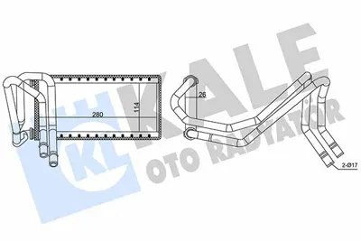 KALE 346830 Motor Su Radyatoru Dıscovery 3 L319 04>09 Range Rover Sport I L320 05>13 GM JEP500020, GM JEZ500020, GM LR017030, GM 73002