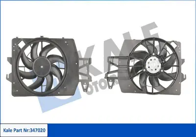 KALE 347020 Fan Motoru Davlumbazli Escort Vii 94>01 Klimasiz GM 95AB8C607CA, GM 95AB8C607CB, GM 95AB8C607CC, GM 1076615, GM 1020875, GM 1015009