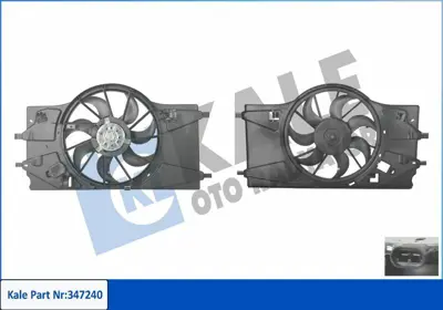 KALE 347240 Fan Motoru Davlumbazli Laguna Iii 07> GM 214810035R