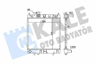 KALE 347990 Motor Su Radyatoru Nıssan Mıcra K11 Kasa 1992 2000 Manuel Vıtes GM 214101F515, GM 214101F520, GM 2141041B00, GM 2141097B00, GM 2141097B15, GM 2141098B00, GM 2141098B15, GM 214106F600, GM 2146097B15, GM 2146097B00