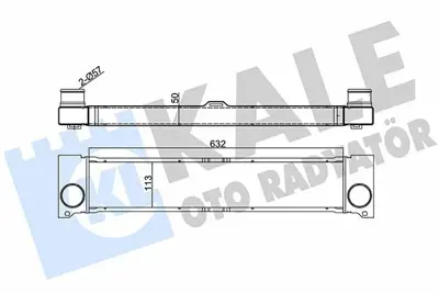 KALE 348000 Turbosarj Radyatoru Viano W639 03> Vito W639 03> GM A6395010201