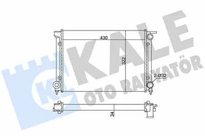 KALE 348215 Motor Radyatoru