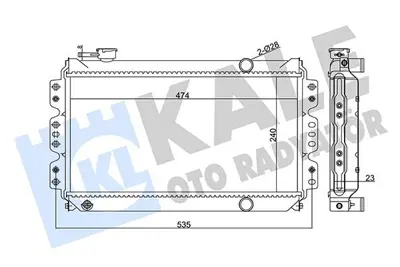 KALE 348420 Motor Su Radyatoru Suzukı Carry Sk410 1985 1999 Manuel Vıtes GM 1770085200, GM 91123003