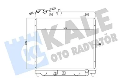 KALE 350000 Motor Su Radyatoru Honda Jazz 2002-2008 Manuel Vıtes (328x378x26) GM 19010PWAG01, GM 19010PWA901, GM 19010PWAQ01, GM DRM40015, GM 1193014, GM 8MK376768331, GM 19010PWAJ51, GM 19010BWGM51, GM 19010PWAE01, GM 19010PWJZ51