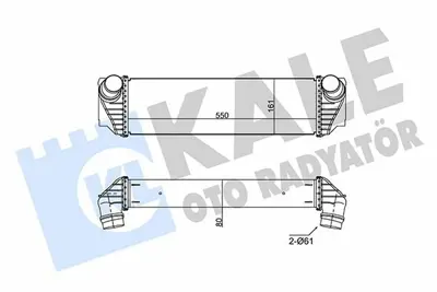 KALE 350830 Intercooler Radyatoru Bmw B47 N47 N57 F10 F11 F12 F01 F02 F03 F04 GM 17117812016, GM 17517812016, GM 7812016, GM 96100, GM 8ML376746421