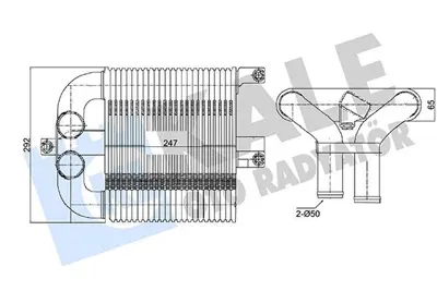 KALE 350945 Intercooler Isuzu Dmax 2006-2012 GM 8972349104