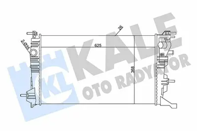 KALE 351030 Motor Radyatoru Scenic Iii - Grand Scenic Iii GM 214100002R