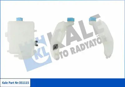 KALE 351115 Radyator Yedek Su Deposu P206 Gtı Ew10j4 (2,0 16v) P206 Cc 2,0 16v GM 1307QA, GM 132306