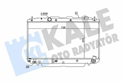 KALE 351825 Motor Radyatoru