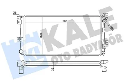 KALE 351935 Motor Radyatoru