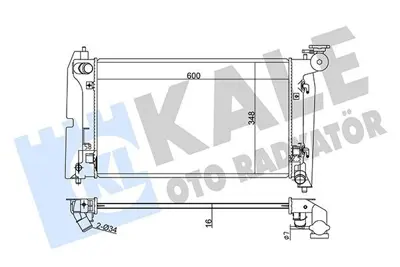 KALE 352700 Motor Su Radyatoru Corolla Vvt I 01> Otomatik Vidali Gecmeli (600×355×16) GM 164000D120, GM 164000D240, GM 164000D250, GM 1640021150, GM 1640021160, GM 1640021180, GM 164002118087, GM 164000D230, GM 88969094, GM 88969096