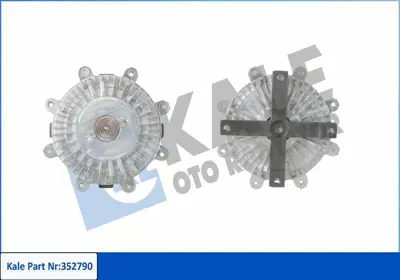 KALE 352790 Fan Termiği Isuzu 4hf1 Npr66 4,3 96kw GM 21217526267, GM 21217527666, GM 7526267, GM 7527666