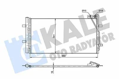 KALE 353085 Klima Radyatoru Kondansor Audi Q3 2 0tdi 2 0 Tfsi 2 5ı 11>  Oto - Mek Sanziman GM 8U0260401B