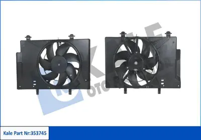 KALE 353745 Fan Motoru Davlumbazli Ford Transit Courier 13> GM ET768C607AE