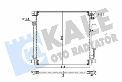 KALE 354015 Klima Radyatörü GM 7812A292