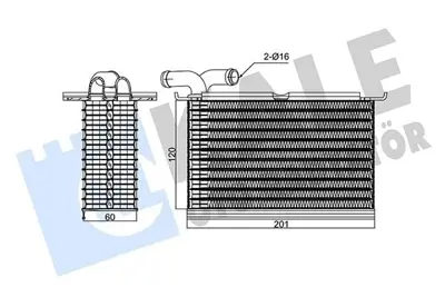 KALE 354520 Turbo Radyatoru Intercooler (Manifolddaki) Caddy Golf Vi Jetta Polo Touran A1 A3 Altea Ibiza Leon Toledo Fabia Octavia Rapid Roomster Yeti 1 2tsi Cbza Cbzb Cbzc 06>> GM 03C145749B