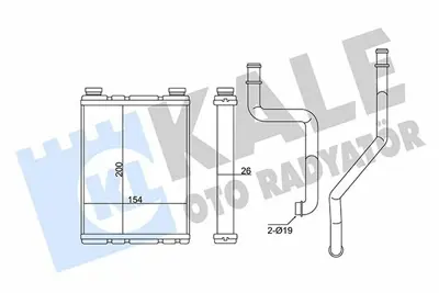 KALE 355095 Kalorifer Radyatoru Fluence GM 271156272R