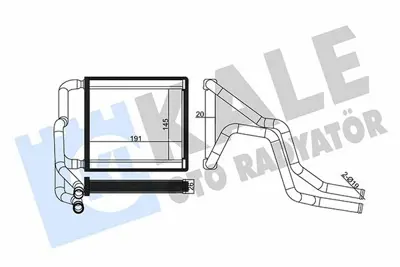 KALE 355135 Kalorıfer Radyatörü GM 97138C8000