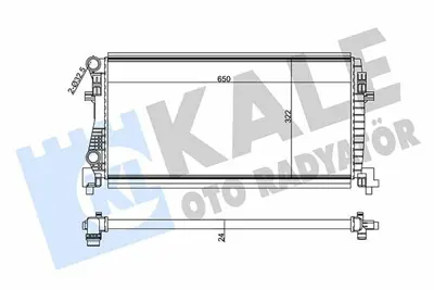 KALE 355555 Motor Su Radyatoru Golf Vıı Octavıa Yetı A3 Leon 1,2tsı 1,6tdı 12> GM 5Q0121251EB, GM 5Q0121251EC, GM 1103172, GM 8MK376901404, GM RA0300580, GM 65317