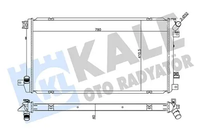 KALE 355575 Motor Radyatoru Nıssan Interstar - Opel Movano - Renault Master Iı - Vauxhall Movano Radyatör